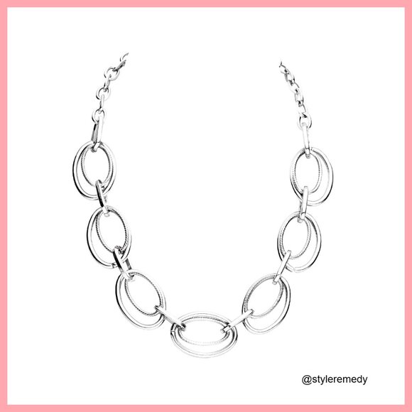 Jewelry - Gold Plated Chunky Chain Link Statement Choker Necklace for Women